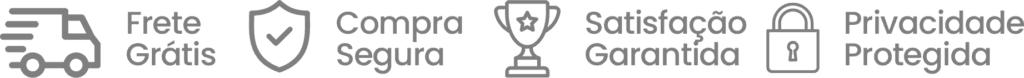 Compra segura, frete grátis e privacidade protegida